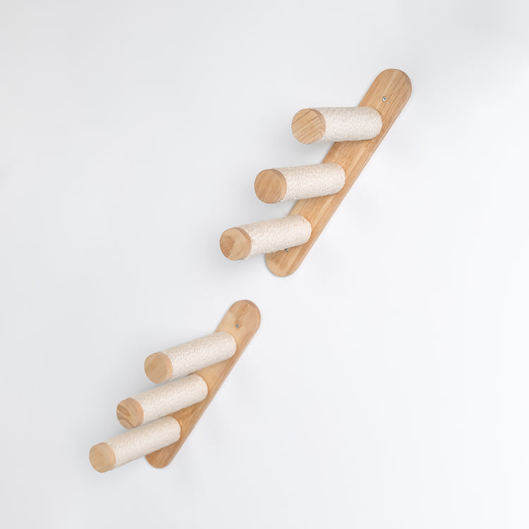 Wandmeubel Klimmuur Kat - Ladder Set (Beige)